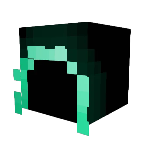 Klopsik1010 Minecraft avatar head, 3D render