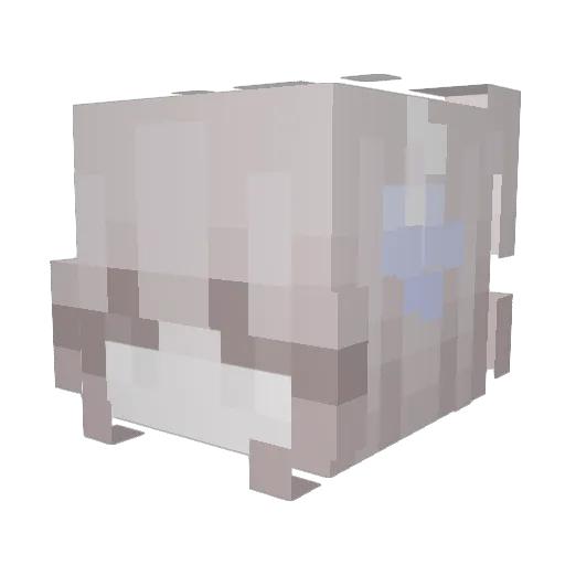 Klor3x Minecraft avatar head, 3D render