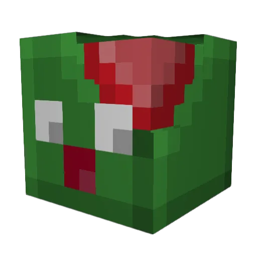 Klose12 Minecraft avatar head, 3D render
