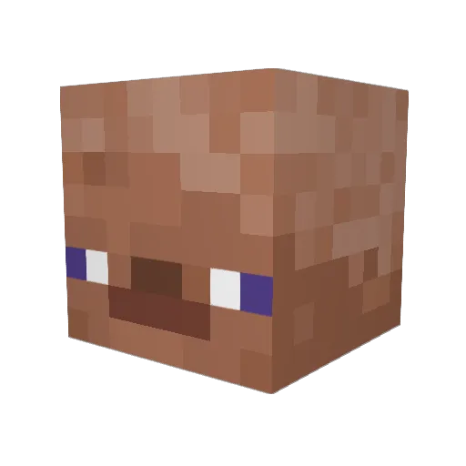 Klost667 Minecraft avatar head, 3D render