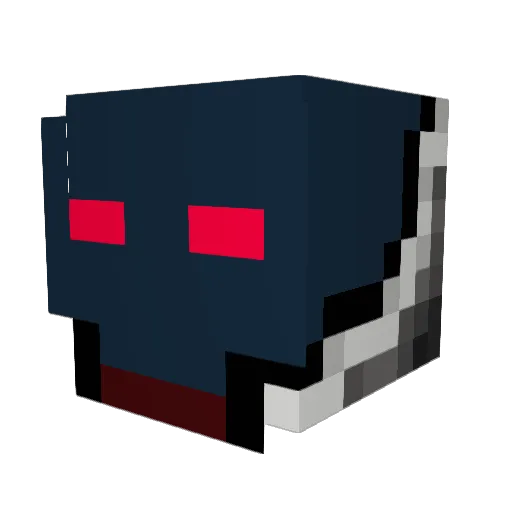KlosterBube Minecraft avatar head, 3D render