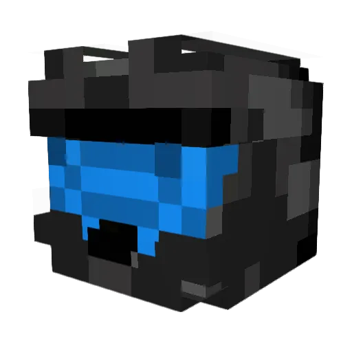 Klosterpfanne Minecraft avatar head, 3D render