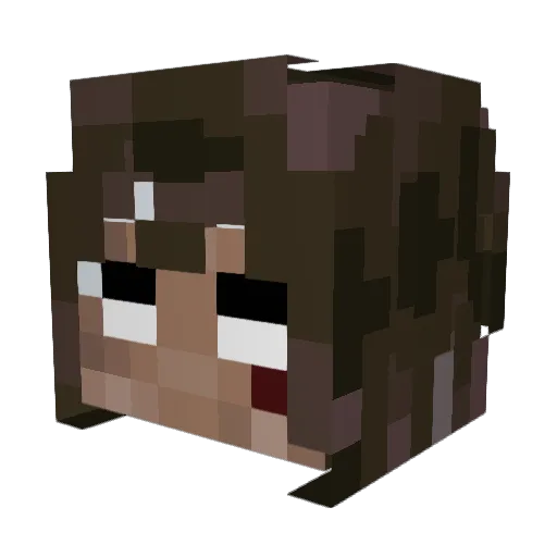 KlosuJr Minecraft avatar head, 3D render