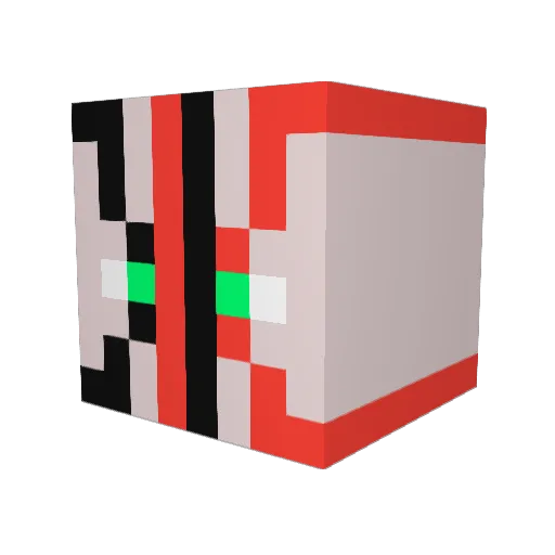 KloudKiller Minecraft avatar head, 3D render