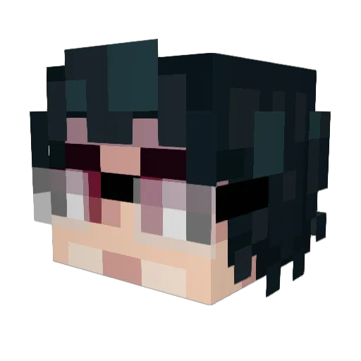 Kloudyxp Minecraft avatar head, 3D render