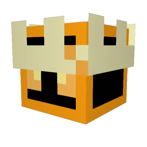Klovespvz Minecraft avatar head, 3D render