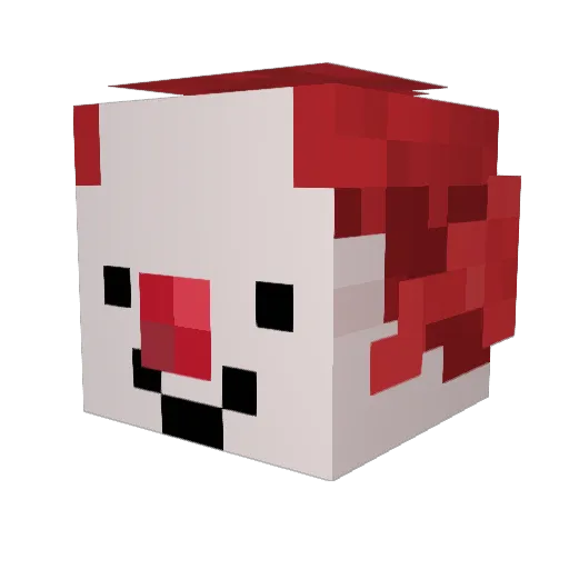 Klowture Minecraft avatar head, 3D render