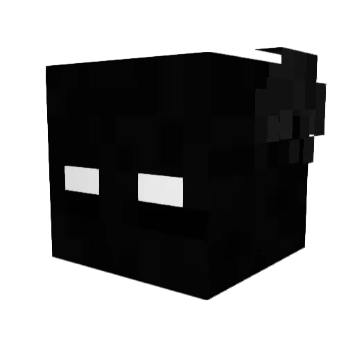 Klozeta_exe Minecraft avatar head, 3D render