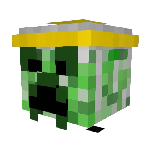KlugWasTaken Minecraft avatar head, 3D render