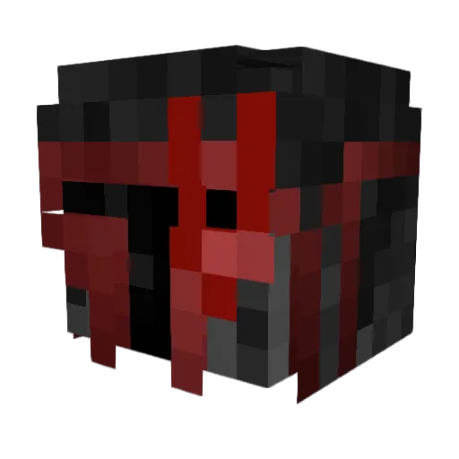 Kluggie Minecraft avatar head, 3D render