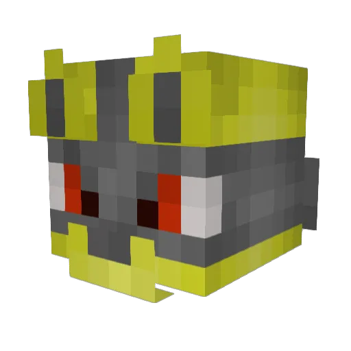 Kluggin23 Minecraft avatar head, 3D render