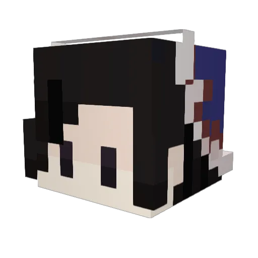 Klump_ Minecraft avatar head, 3D render