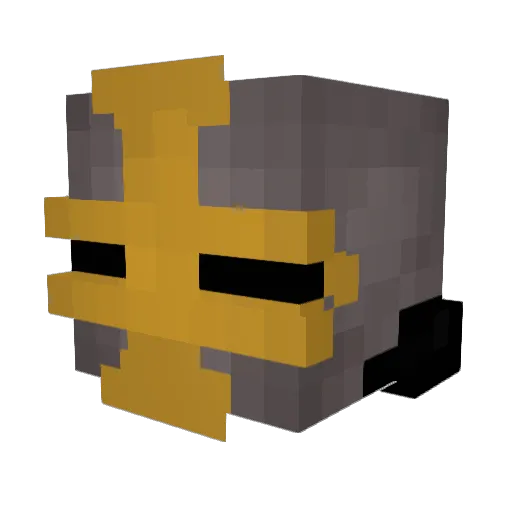 KlutchKick Minecraft avatar head, 3D render