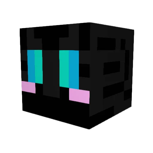 Klyppi Minecraft avatar head, 3D render