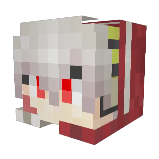 Kma_Gto Minecraft avatar head, 3D render
