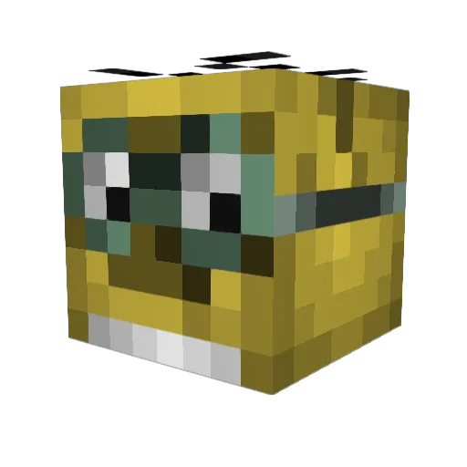 Kman148 Minecraft avatar head, 3D render