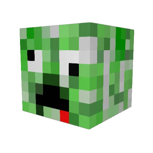Kman3400 Minecraft avatar head, 3D render