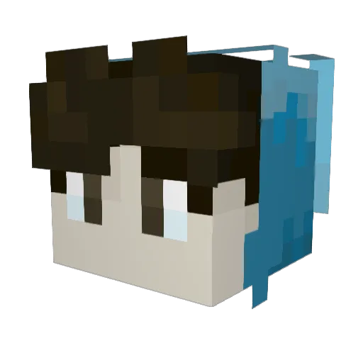 KmanIsAwesome Minecraft avatar head, 3D render