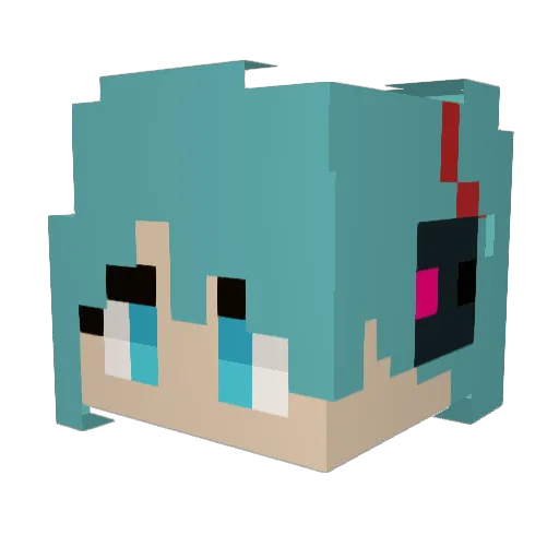 KmanderKman1 Minecraft avatar head, 3D render