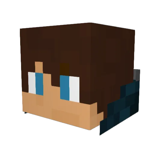 Kmann414 Minecraft avatar head, 3D render