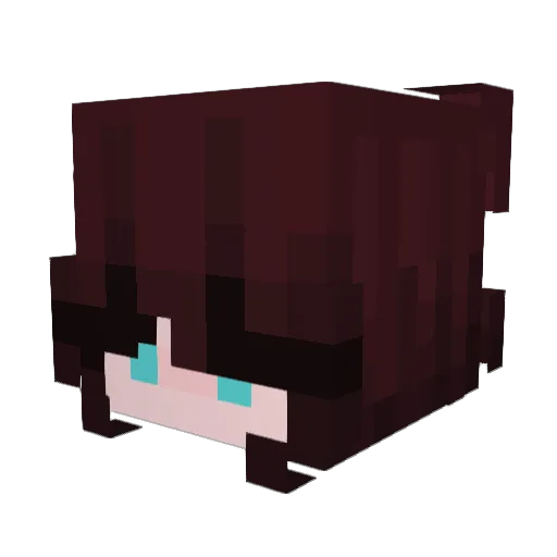 Kmisaki34 Minecraft avatar head, 3D render