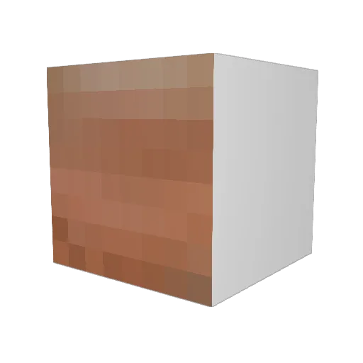 Kmorr Minecraft avatar head, 3D render