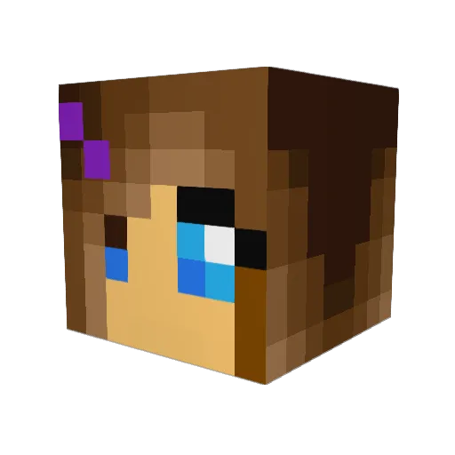 Kms4610 Minecraft avatar head, 3D render