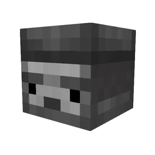 KmsBismarck Minecraft avatar head, 3D render