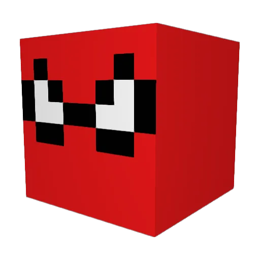 Kn0gle Minecraft avatar head, 3D render