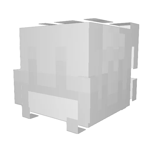 KnIsB Minecraft avatar head, 3D render