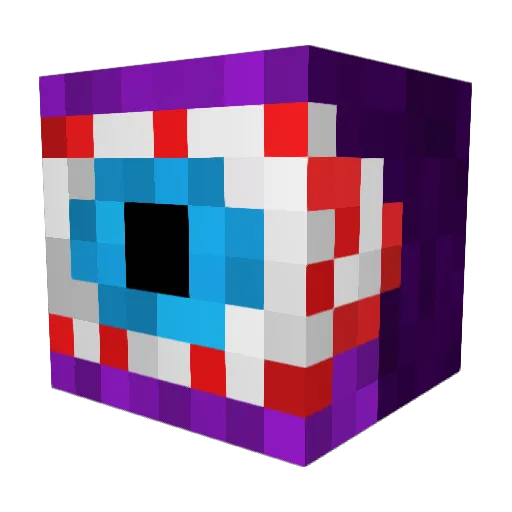 Knabenots Minecraft avatar head, 3D render