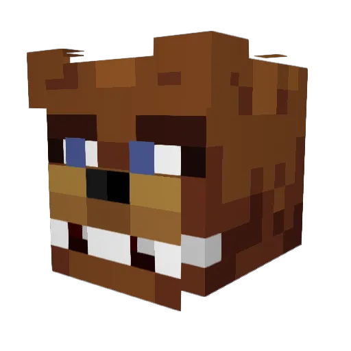Knai1030 Minecraft avatar head, 3D render