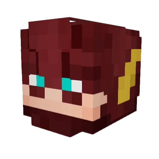 Knaller80 Minecraft avatar head, 3D render