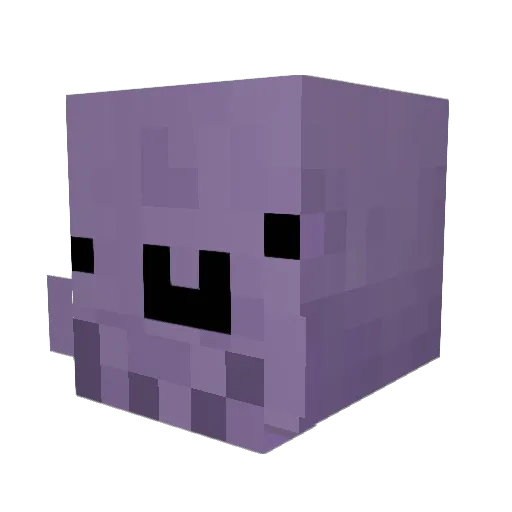 Knallisen Minecraft avatar head, 3D render