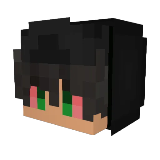 Knario54 Minecraft avatar head, 3D render