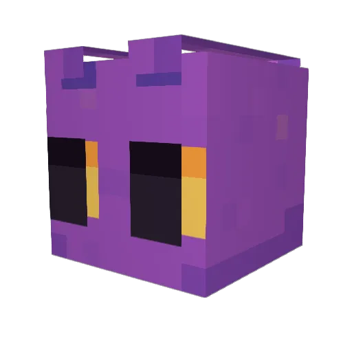 Knasigboll Minecraft avatar head, 3D render