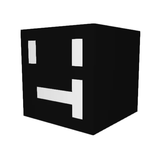 Knechtmaster Minecraft avatar head, 3D render