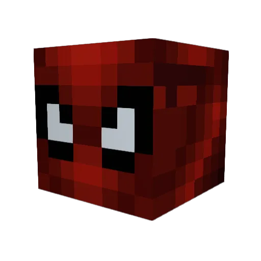 KneeMyAh Minecraft avatar head, 3D render