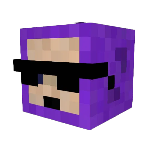 KneeSlappers Minecraft avatar head, 3D render