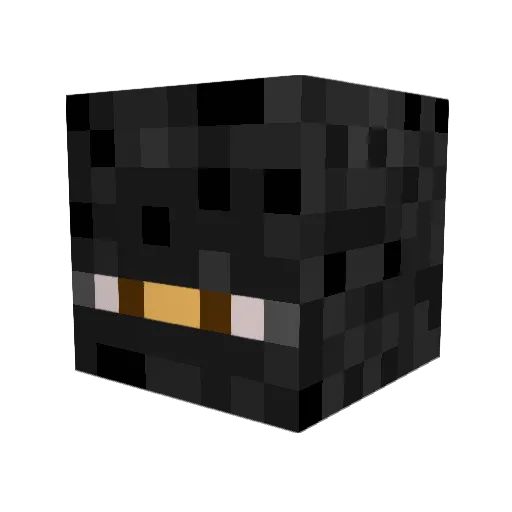 Knee_co Minecraft avatar head, 3D render