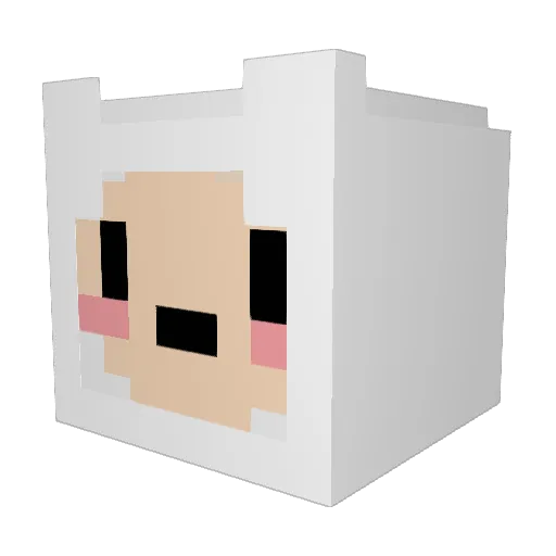 Knelfruprecht Minecraft avatar head, 3D render