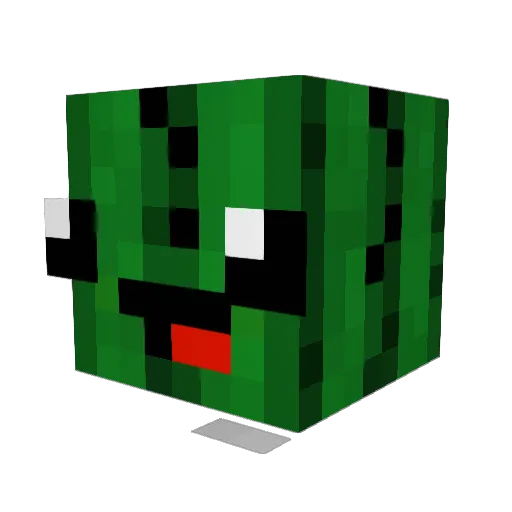 Knerpel2011 Minecraft avatar head, 3D render