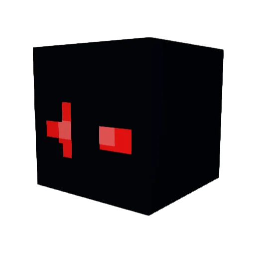KngDK Minecraft avatar head, 3D render