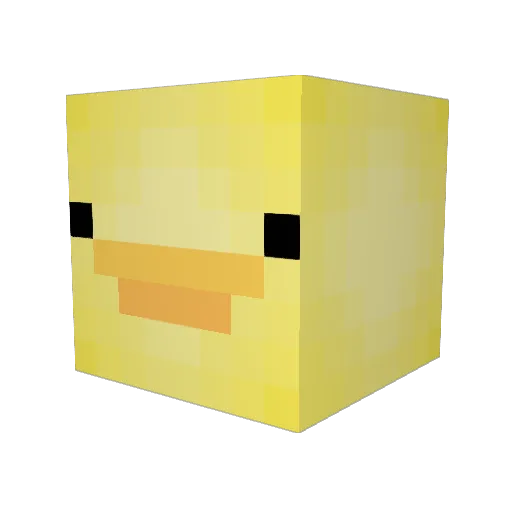 Kniddelen05 Minecraft avatar head, 3D render