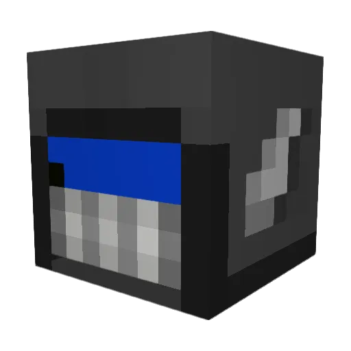 Knife1916 Minecraft avatar head, 3D render