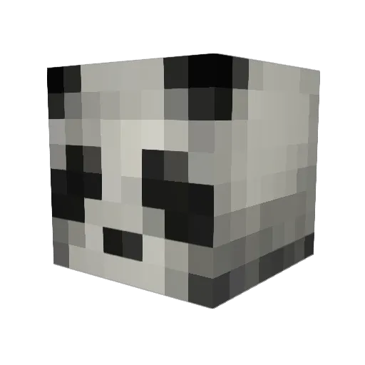 KnifeTV_ Minecraft avatar head, 3D render
