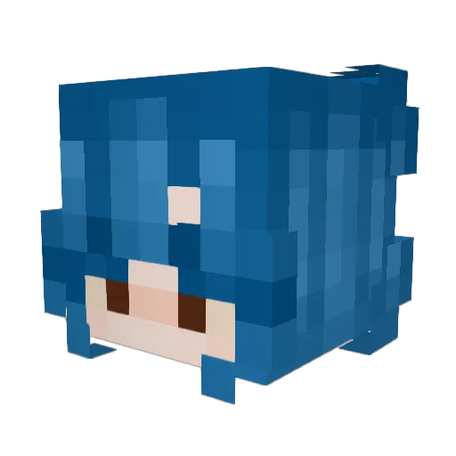 Knife_Moth Minecraft avatar head, 3D render