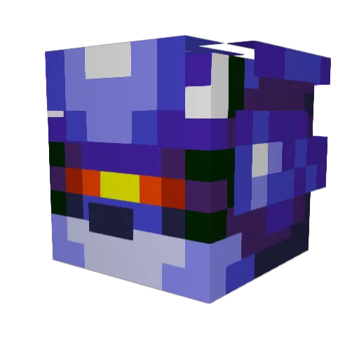Knife_Storm Minecraft avatar head, 3D render