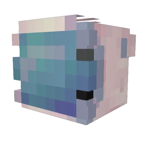 Knight50in Minecraft avatar head, 3D render