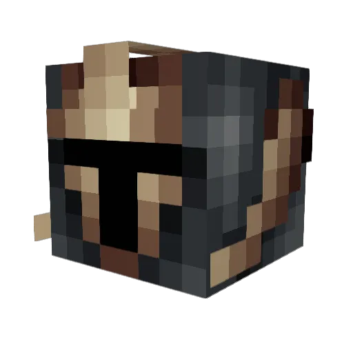 KnightAngel69 Minecraft avatar head, 3D render